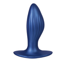 Синяя анальная пробка G Stuck Silicone Anal Plug - 12,5 см.