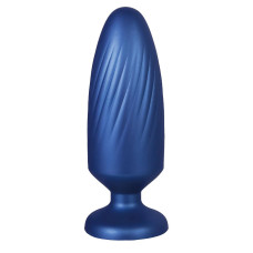 Синяя анальная пробка G Stuck Silicone Anal Plug - 13,5 см.