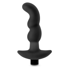 Черный вибромассажер простаты Prostate Massager 03 - 15,2 см.