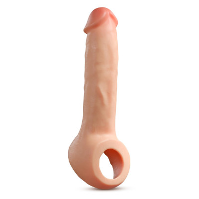 Телесная насадка-удлинитель Thrive 8.75 Inch Realistic Penis Extender Sleeve - 22,2 см.