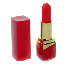 Красный мини-вибратор в форме помады Красный мини-вибратор в форме помады