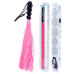 Розовая силиконовая плеть - 35,5 см.
