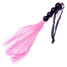 Розовая силиконовая плеть - 35,5 см.