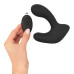 Черная анальная вибропробка с функцией расширения RC Butt Plug with 3 functions