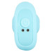 Голубая анальная пробка с вибрацией Cuties Vibrating Mini Butt Plug - 8 см.