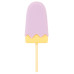 Сиреневый мини-вибратор в форме пломбира Vibrating Popsicle
