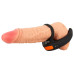 Черный вибростимулятор мошонки RC Scrotum Stimulator with Vibration