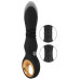 Черный вибратор с мощной поступательной стимуляцией Strong Thrusting Vibrator