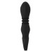 Черный вибратор с мощной поступательной стимуляцией Strong Thrusting Vibrator