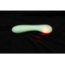Люминесцентный вибратор для точки G Glow in the dark G-Spot - 17,9 см.