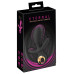 Черный вибратор с функцией расширения Inflatable Triple Vibrator - 18,9 см.