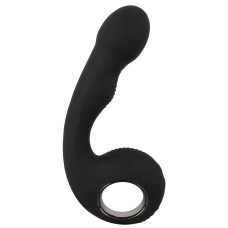 Черный силиконовый вибратор G P-Spot Vibrator - 16,8 см. Черный силиконовый вибратор G P-Spot Vibrator - 16,8 см.