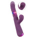 Фиолетовый вибратор-кролик с функцией постукивания и фрикциями 3 Function Rabbit Vibrator - 23,7 см.