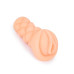 Телесный мастурбатор-вагина с вибропулей и эрекционными кольцами в комплекте