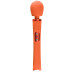 Оранжевый жезловый вибромассажер Vim Vibrating Wand - 31,3 см.