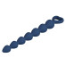 Синяя анальная цепочка - 26,7 см.