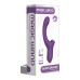 Фиолетовый вагинально-клиторальный вибратор