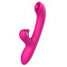 Розовый вибратор-кролик с усиленной стимуляцией точки G