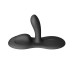 Черная виброподушка с функцией нагрева Flora