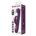 Фиолетовый вибромассажёр-кролик Dee - 23,9 см.