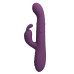 Фиолетовый вибромассажёр-кролик Dee - 23,9 см.