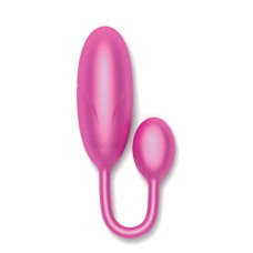 Розовое тихое виброяйцо с управлением через приложение