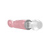 Розовый вибратор Livvy со скошенной головкой - 15,5 см.