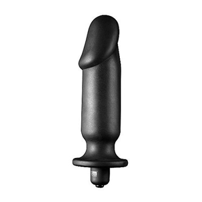 Анальный вибратор-фаллос Silicone Vibrating Anal Plug - 15,2 см.