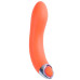 Оранжевый гладкий G-вибратор из силикона PURRFECT SILICONE G-SPOT VIBRATOR - 17,7 см.