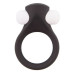 Чёрное эрекционное виброкольцо LIT-UP SILICONE STIMU RING 2 BLACK