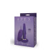 Фиолетовая анальная вибропробка APEX BUTT PLUG SMALL PURPLE - 14 см.