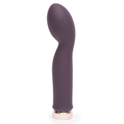 Фиолетовый вибратор So Exquisite Rechargeable G-Spot Vibrator - 16,5 см.