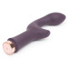 Фиолетовый вибратор Lavish Attention Rechargeable Clitoral   G-Spot Vibrator - 18,4 см.