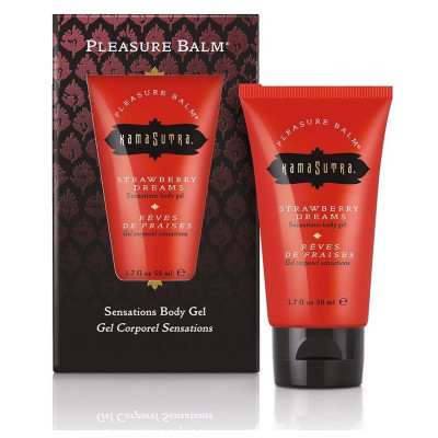 Гель Pleasure Balm Sensations STRAWBERRY DREAMS с ароматом клубники - 50 мл.