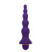 Фиолетовая анальная ёлочка с вибрацией - 20 см.