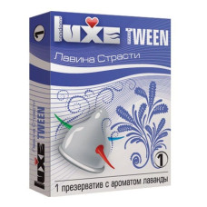 Презерватив Luxe Tween  Лавина страсти  с ароматом лаванды - 1 шт.