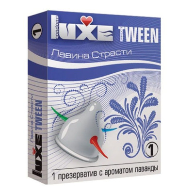 Презерватив Luxe Tween  Лавина страсти  с ароматом лаванды - 1 шт.