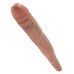 Двусторонний кофейный дилдо 16  Tapered Double Dildo - 40,6 см.