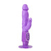 Фиолетовый реалистичный вибратор SEX CONQUEROR SPIRAL MOTION DUO VIBE - 21 см.