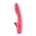 Розовый вибратор с усиками ULTI CLIMAX RECHARGEABLE VIBRATOR - 17 см.