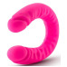 Розовый двусторонний фаллоимитатор 18 inch Silicone Slim Double Dong - 45,7 см.