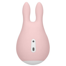 Розовый клиторальный стимулятор Sugar Bunny - 9,5 см.