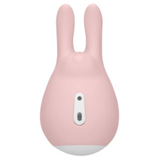 Розовый клиторальный стимулятор Love Bunny - 9,4 см.