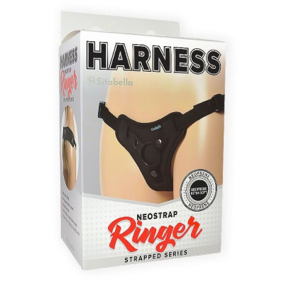 Чёрные трусики HARNESS Ringer  - размер XS-M