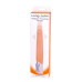 Телесный вибратор Long John Realistic Thrusting Vibrator с функцией толкания - 20 см.